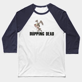 Hopping Dead Zombie Bunny Baseball T-Shirt